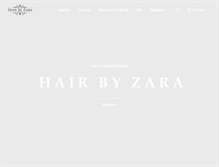 Tablet Screenshot of hairbyzara.info